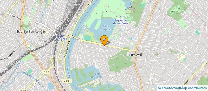 localisation de l'entreprise RODO JOFI à DRAVEIL