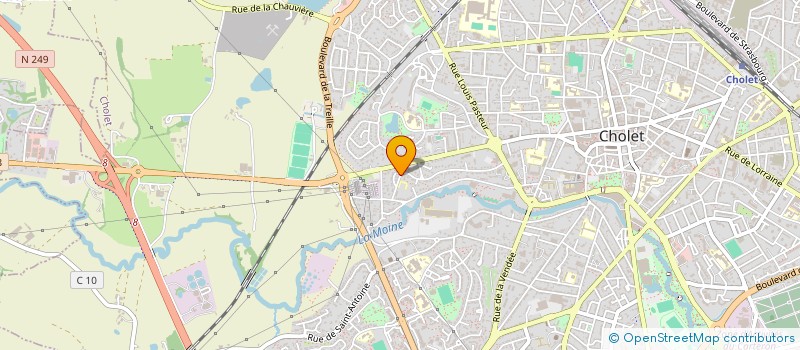 localisation de l'entreprise RODO PIERRE à CHOLET