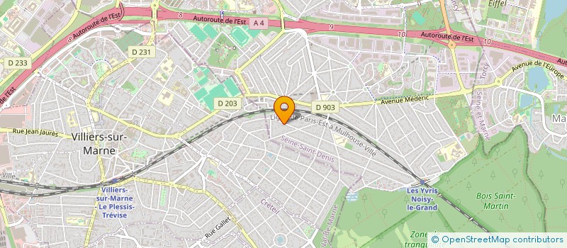 localisation de l'entreprise RODOCOYA à NOISY-LE-GRAND