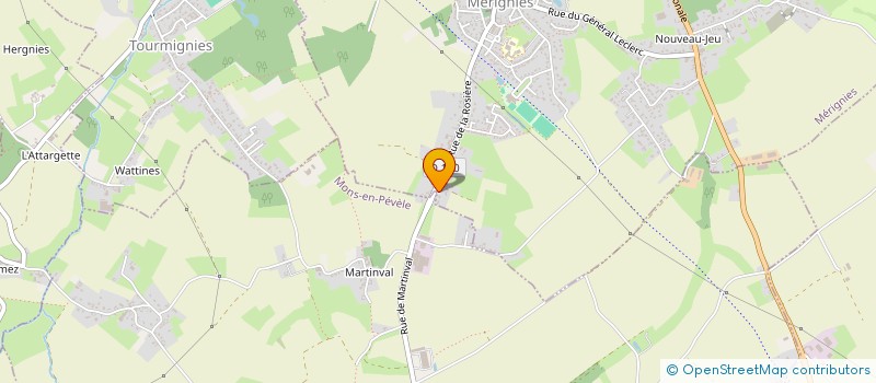 localisation de l'entreprise RODOLPHE à MERIGNIES