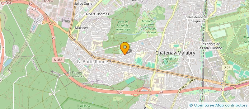 localisation de l'entreprise RODOLPHE JALOWEZAK ETUDES à CHATENAY-MALABRY