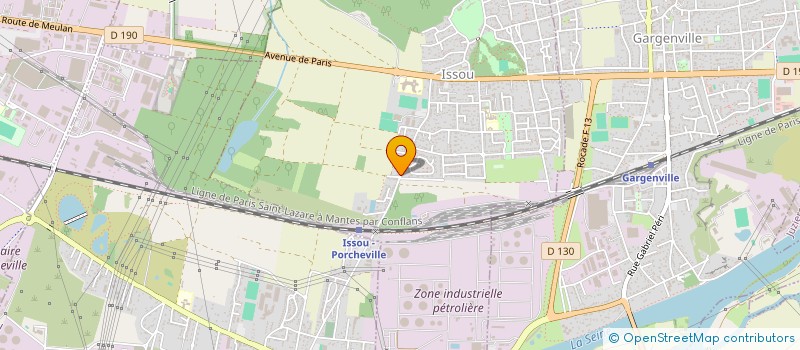 localisation de l'entreprise RODOLPHE MIRO TRAVAUX PUBLICS  ISSOU