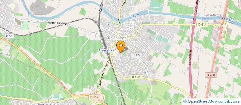 localisation de l'entreprise RODOLPHE REMARK, MAGUELONNE FABRE-DE MASSIA, CLEMENCE LAVABRE, NOTAIRES ASSOCIES  RIVESALTES