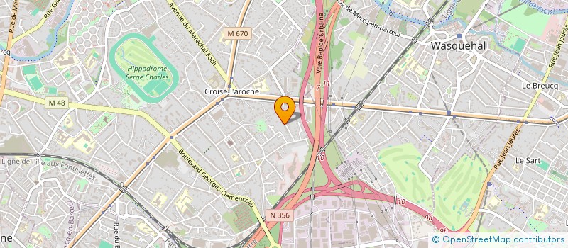 localisation de l'entreprise RODOLPHE RENAULT EURL à MARCQ-EN-BARŒUL