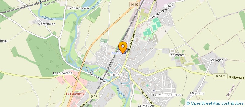 localisation de l'entreprise RODOLPHE TAXI  BONNEVAL