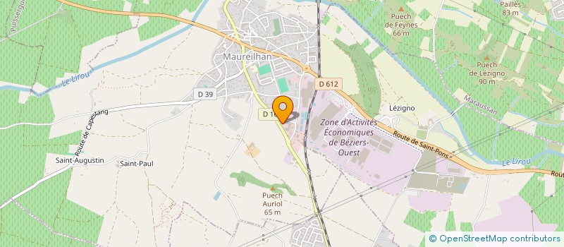 localisation de l'entreprise RODOPA  MAUREILHAN