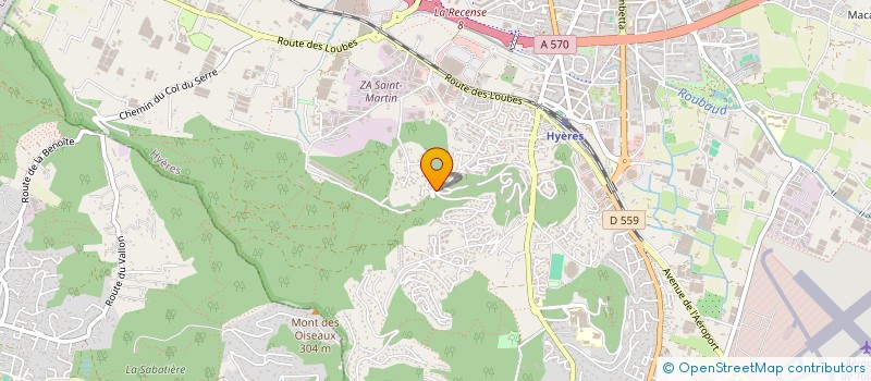 localisation de l'entreprise RODOU  HYERES