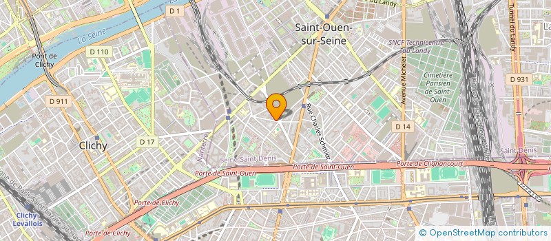 localisation de l'entreprise RODRI à SAINT-OUEN-SUR-SEINE