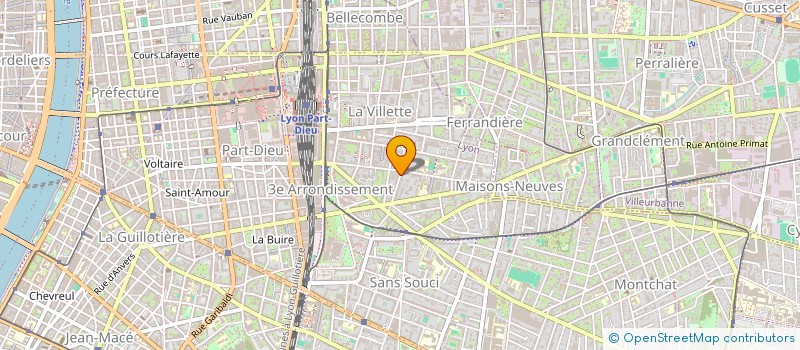 localisation de l'entreprise RODRIGO  LYON