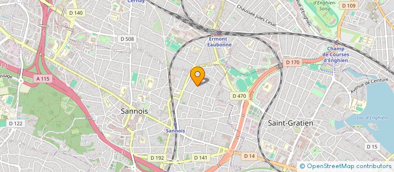 localisation de l'entreprise RODRIGUES  SANNOIS