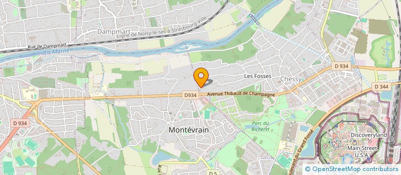 localisation de l'entreprise RODRIGUES  CHESSY