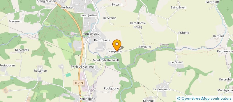 localisation de l'entreprise RODRIGUES  PLOUAY