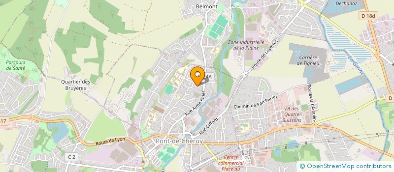 localisation de l'entreprise RODRIGUES  PONT-DE-CHERUY