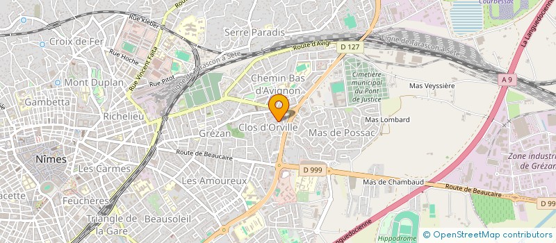 localisation de l'entreprise RODRIGUES  NIMES