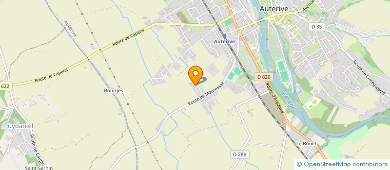 localisation de l'entreprise RODRIGUES CARRELAGES  AUTERIVE