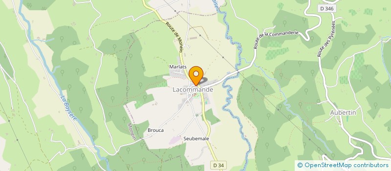 localisation de l'entreprise RODRIGUES DOS SANTOS  LACOMMANDE