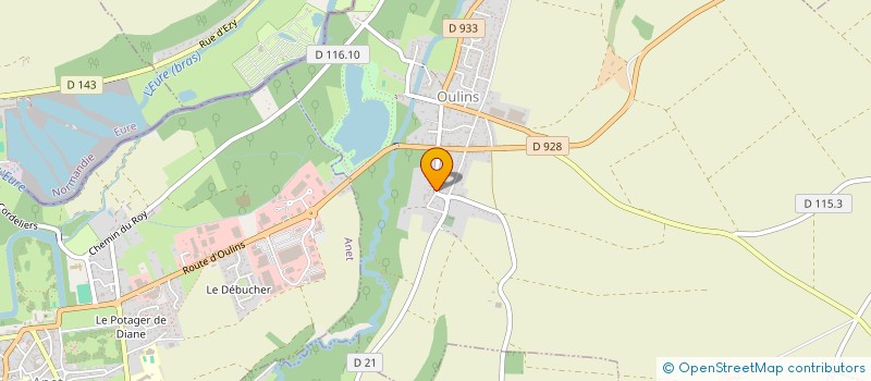 localisation de l'entreprise RODRIGUES ET ASSOCIES à OULINS
