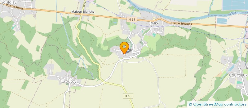 localisation de l'entreprise RODRIGUES ET VINET  JAULZY