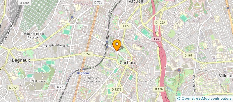 localisation de l'entreprise RODRIGUES HENRIQUE  CACHAN