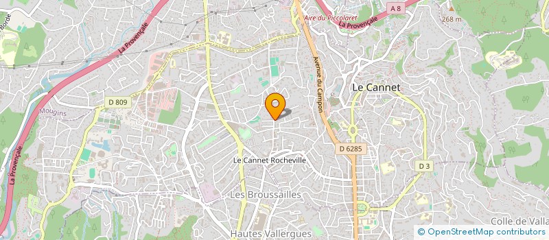 localisation de l'entreprise RODRIGUES INVESTISSEMENTS à LE CANNET
