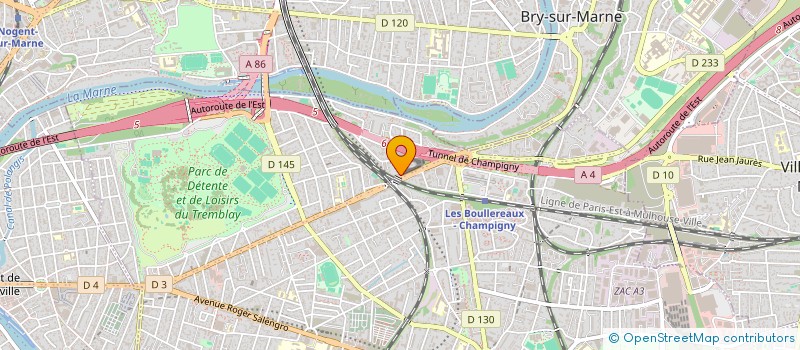localisation de l'entreprise RODRIGUES LM à CHAMPIGNY-SUR-MARNE