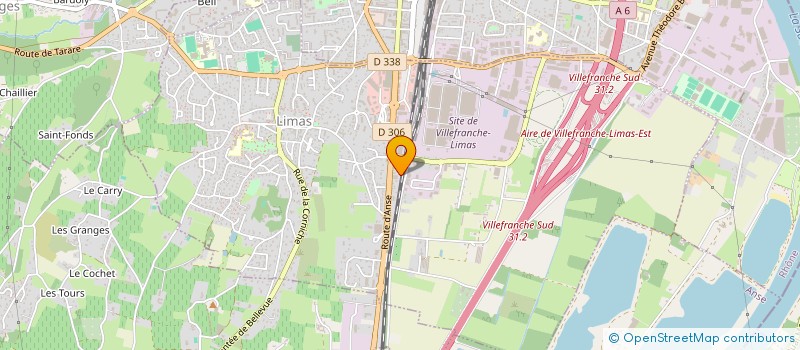 localisation de l'entreprise RODRIGUES METALLERIE  LIMAS