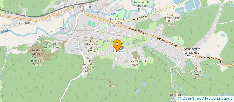 localisation de l'entreprise RODRIGUES PERE ET FILS  PLANCHER-BAS