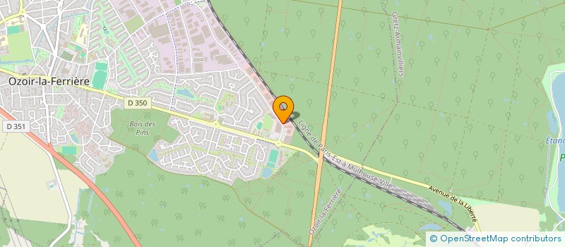 localisation de l'entreprise RODRIGUES-PREFA MATERIAUX  OZOIR-LA-FERRIERE