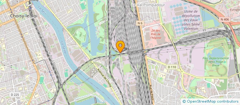 localisation de l'entreprise RODRIGUES RECUPERATION RECYCLAGE  VILLENEUVE-SAINT-GEORGES