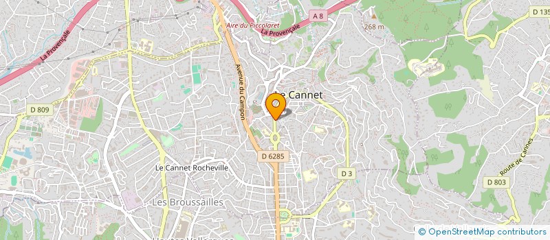 localisation de l'entreprise RODRIGUES SANCHES BATIMENT ET RENOVATIONS à LE CANNET