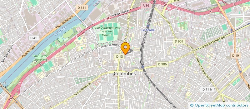 localisation de l'entreprise RODRIGUES SCI à COLOMBES