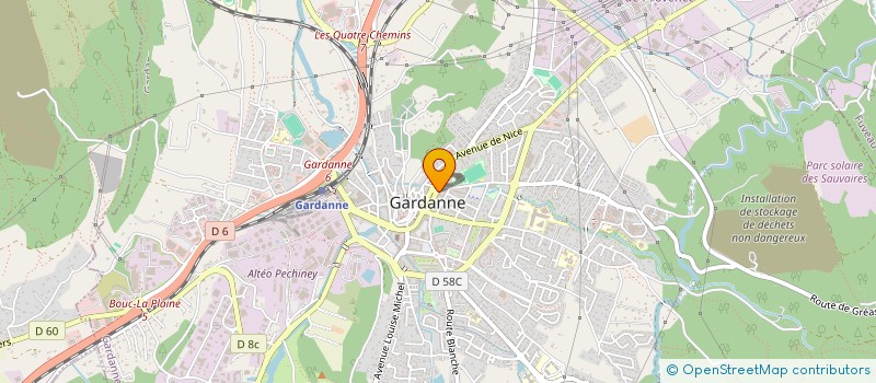 localisation de l'entreprise RODRIGUEZ à GARDANNE
