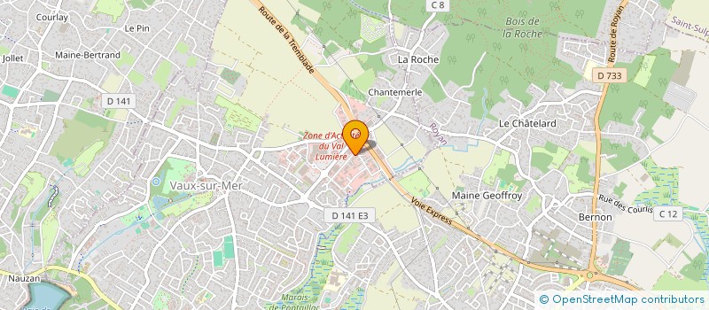 localisation de l'entreprise RODRIGUEZ ALAIN  VAUX-SUR-MER