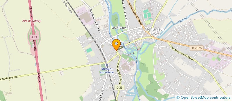 localisation de l'entreprise RODRIGUEZ-ALVAREZ  MEHUN-SUR-YEVRE