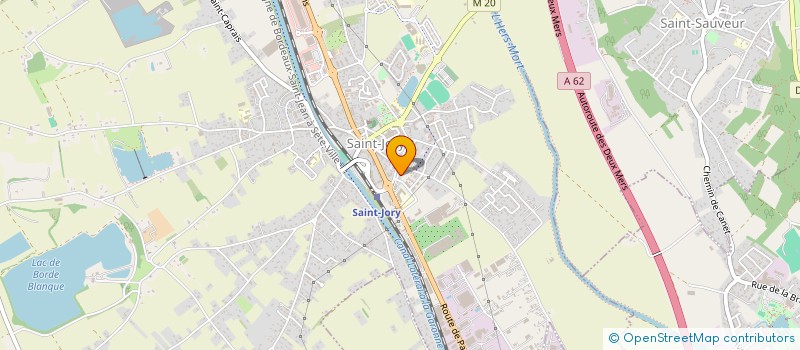 localisation de l'entreprise RODRIGUEZ CONSTRUCTION  SAINT-JORY