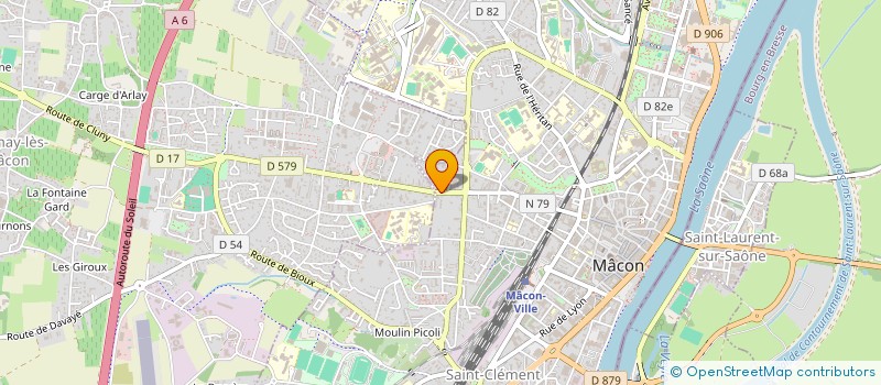 localisation de l'entreprise RODRIGUEZ FLEURS à MACON