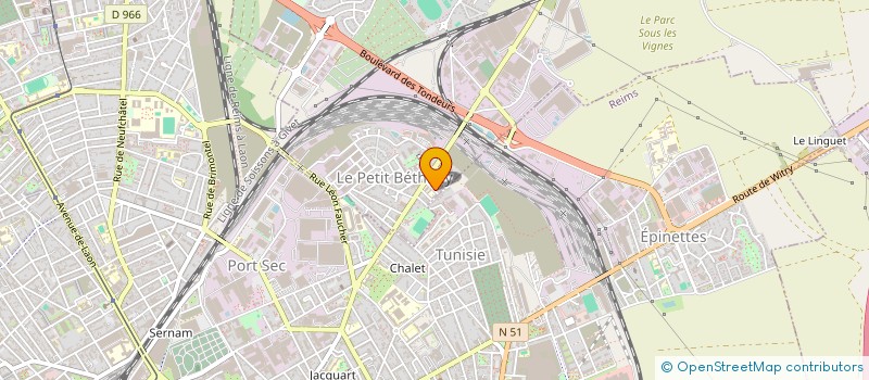 localisation de l'entreprise RODRIGUEZ INVEST  BETHENY