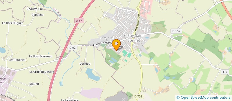 localisation de l'entreprise RODRIGUEZ INVESTISSEMENT à CHOLET