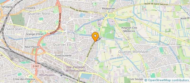 localisation de l'entreprise RODRIGUEZ INVESTISSEMENTS  AVIGNON