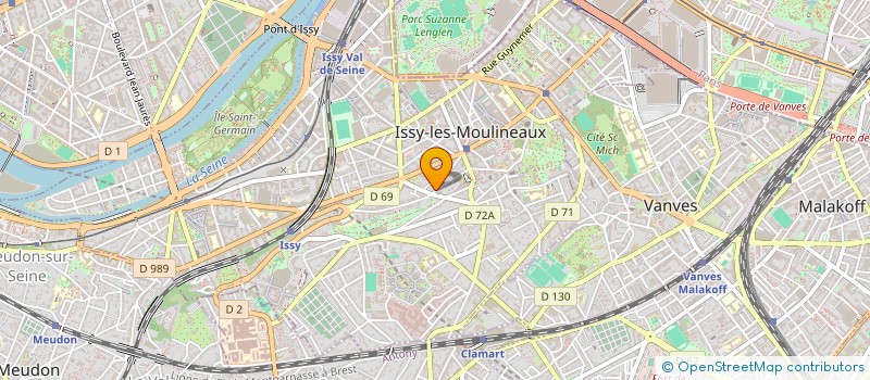 localisation de l'entreprise RODRIGUEZ - MORGAND à ISSY-LES-MOULINEAUX