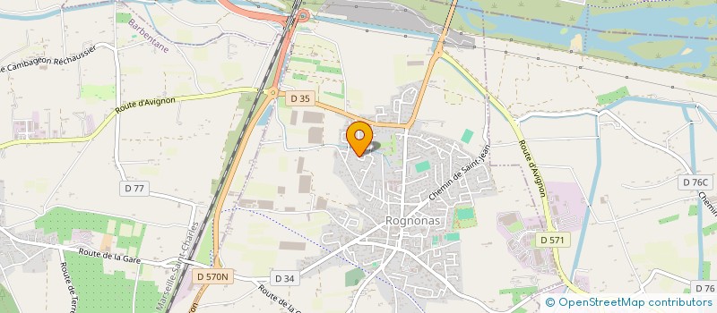 localisation de l'entreprise RODRIGUEZ-TAO  ROGNONAS