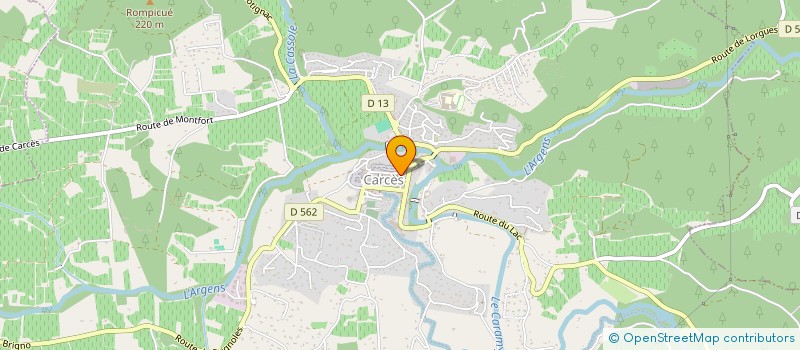 localisation de l'entreprise RODRITO  CARCES