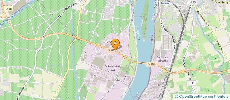 localisation de l'entreprise RODSTAR à BEAUCAIRE