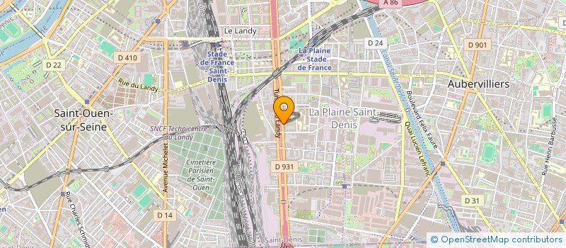 localisation de l'entreprise RODVAL à SAINT-DENIS