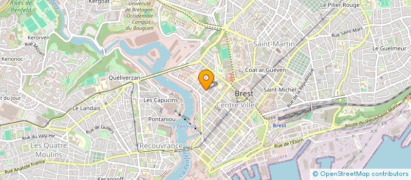 localisation de l'entreprise RODY  BREST