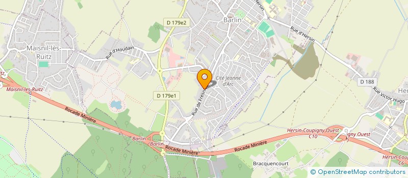 localisation de l'entreprise RODZINA 2 à BARLIN