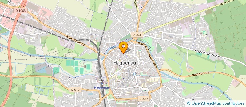 localisation de l'entreprise ROECKINVEST  HAGUENAU