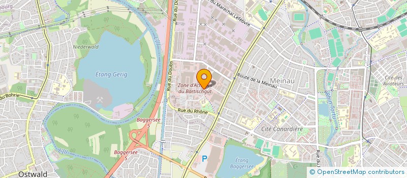 localisation de l'entreprise ROEDERER PATRIMOINE à STRASBOURG