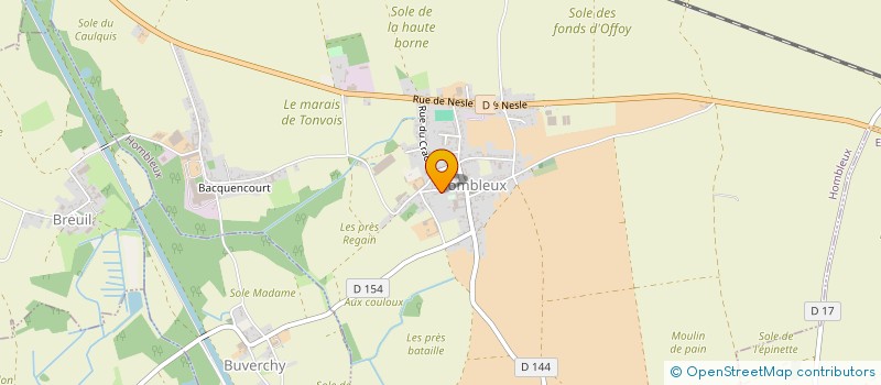 localisation de l'entreprise ROEHRIG  HOMBLEUX