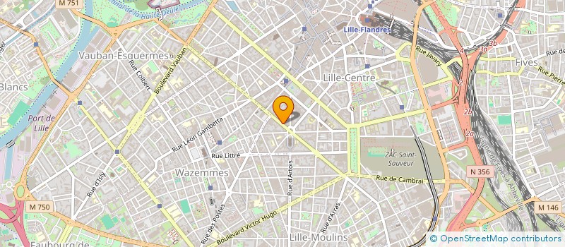 localisation de l'entreprise ROELANDCABARETDESCAMPS à LILLE